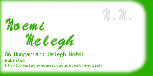 noemi melegh business card